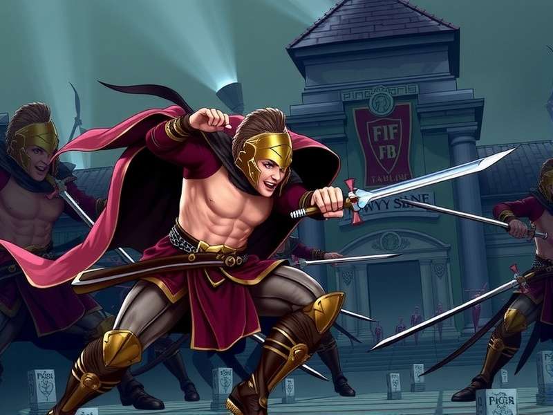 Fig Rapier Champion Combat Scene